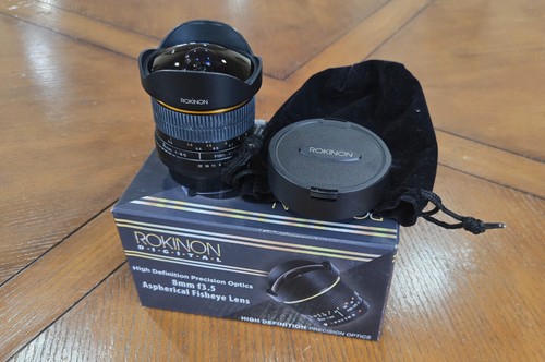 Rokinon 8mm fisheye - f3.5,